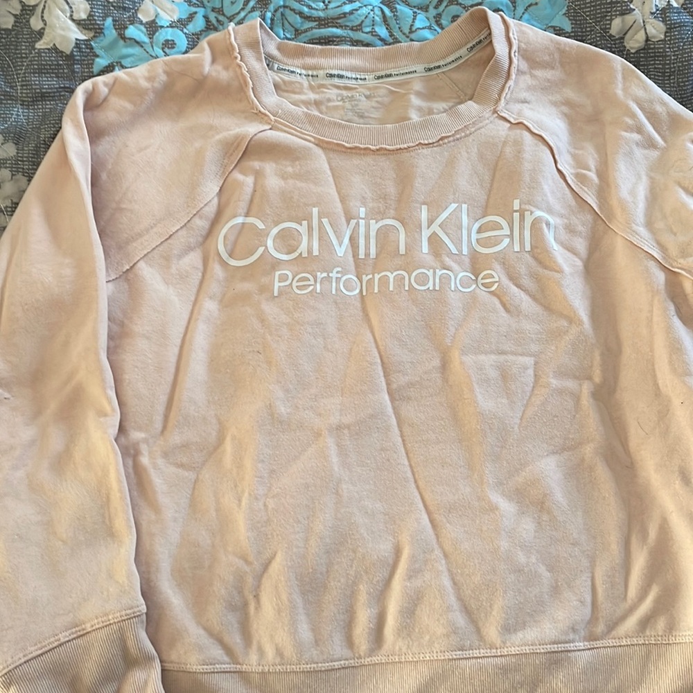 Calvin Klein crop next sweatshirt size L